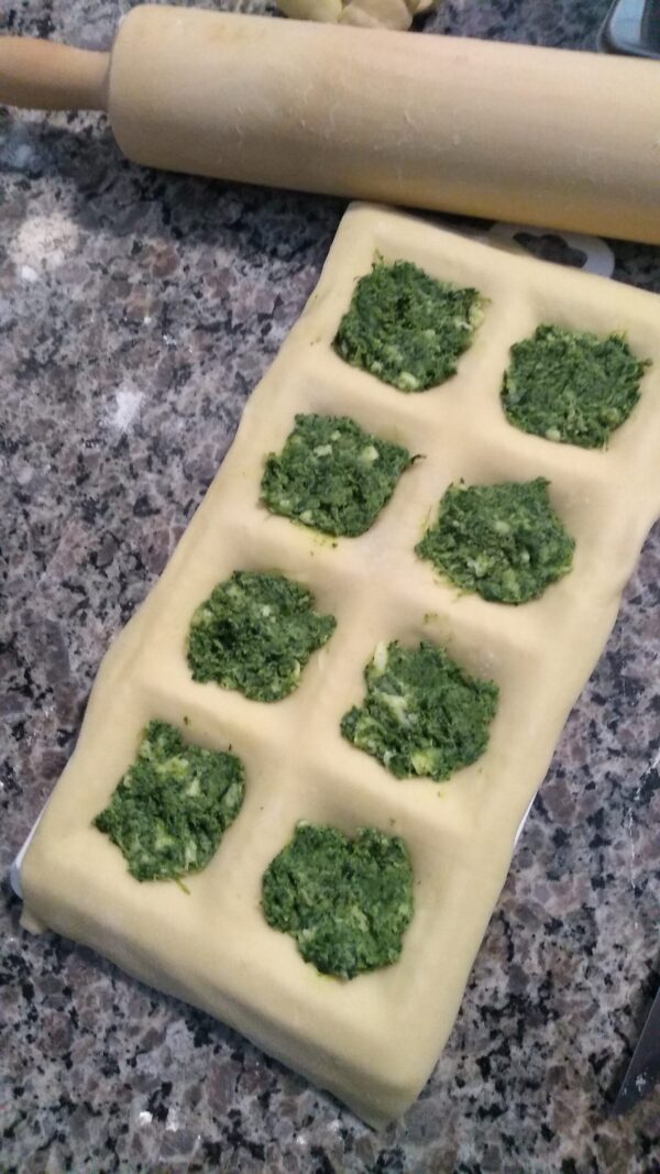 imagen raviolones de verdura y ricota